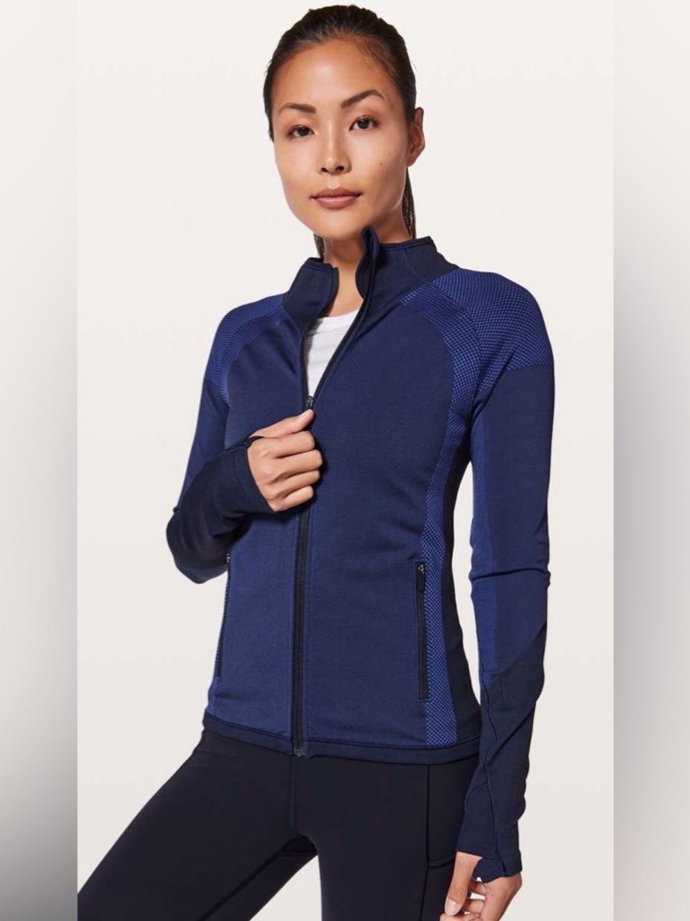 Lululemon Ready To Run Jacket Pinpoint